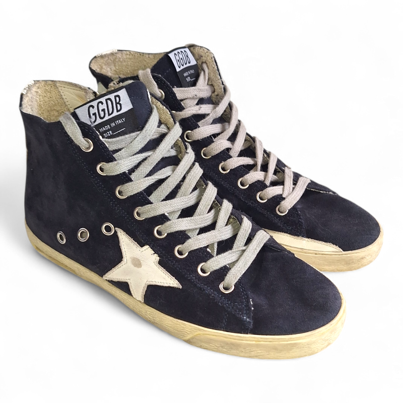 Tênis Golden Goose Cano Alto Preto - 37