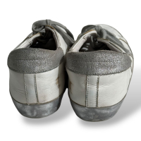 Tênis Golden Goose Branco com Prata-38