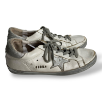 Tênis Golden Goose Branco com Prata-38