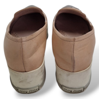 Slip On Miu Miu Couro Bege-35