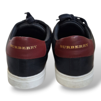 Tênis Burberry Azul Marinho e Vinho - 40
