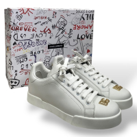 Tênis Dolce & Gabbana com Patch de Logo - 37