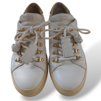 Tênis Tod´s em Couro Branco com Tassel-37