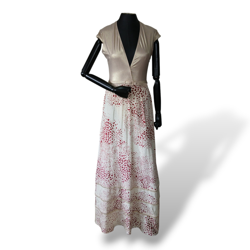 Vestido Adriana Degreas Seda Estampado - 40