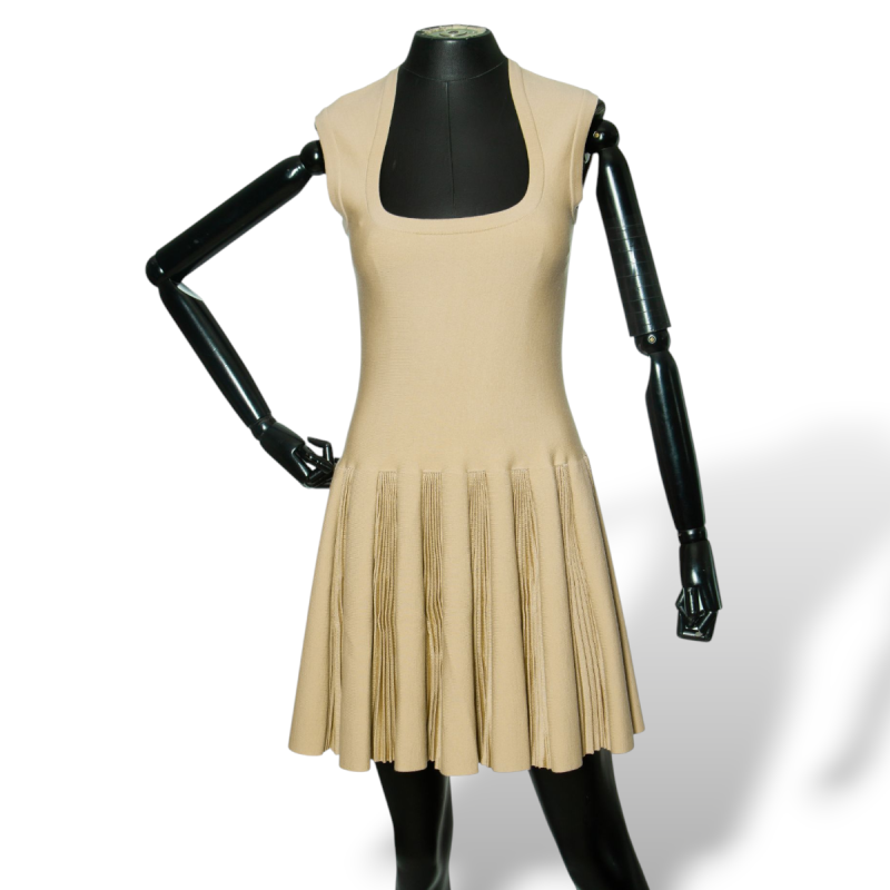 Vestido Alaia Bege - 38 Vestido Alaia Bege - 38