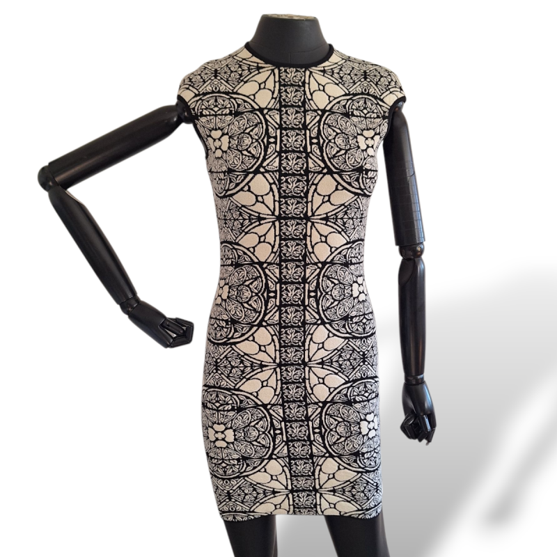 Vestido Alexander McQueen Bicolor - P Vestido Alexander McQueen Bicolor - P