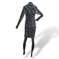 Vestido Alice + Olivia Florido em Tule - 42