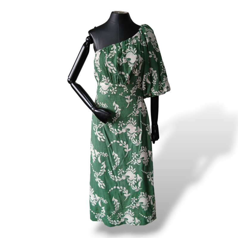 Vestido BoBô Verde Bordado - 38