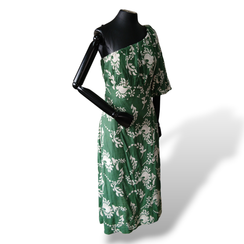 Vestido BoBô Verde Bordado - 38