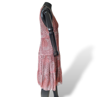 Vestido Burberry Brit Seda Estampada-42 Vestido Burberry Brit Seda Estampada-42