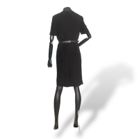 Vestido Burberry Preto com Cinto - 40
