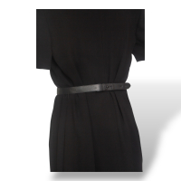 Vestido Burberry Preto com Cinto - 40