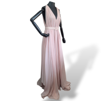 Vestido Candy Brown em Tecido Rosa-46