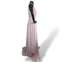 Vestido Candy Brown em Tecido Rosa-46