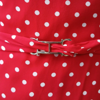 Vestido Carolina Herrera Poá Vermelho - XS