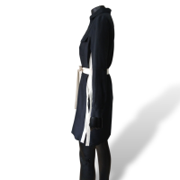 Chemise Carolina Herrera Preta com Branco-40