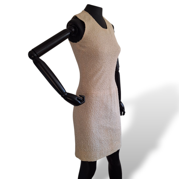 Vestido Chanel Tweed Creme - 36