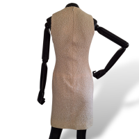 Vestido Chanel Tweed Creme - 36