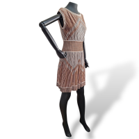 Vestido Chanel Malha Listrado-36