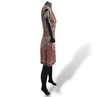 Vestido Chanel Malha Listrado-36