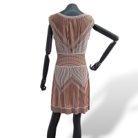 Vestido Chanel Malha Listrado-36