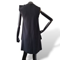 Vestido Chloé Preto com Babados-34