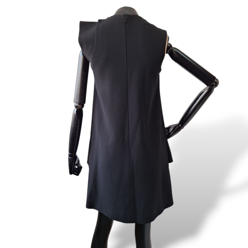 Vestido Chloé Preto com Babados-34