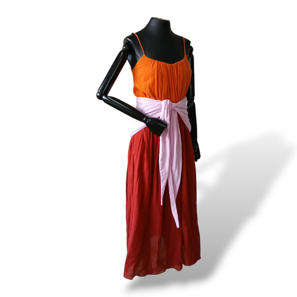 Vestido Cris Barros Tecido Tricolor - 34