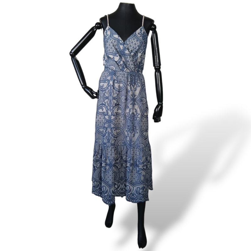 Vestido Cruise Bordado Azul-38