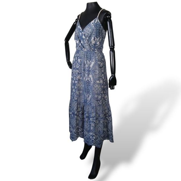 Vestido Cruise Bordado Azul-38