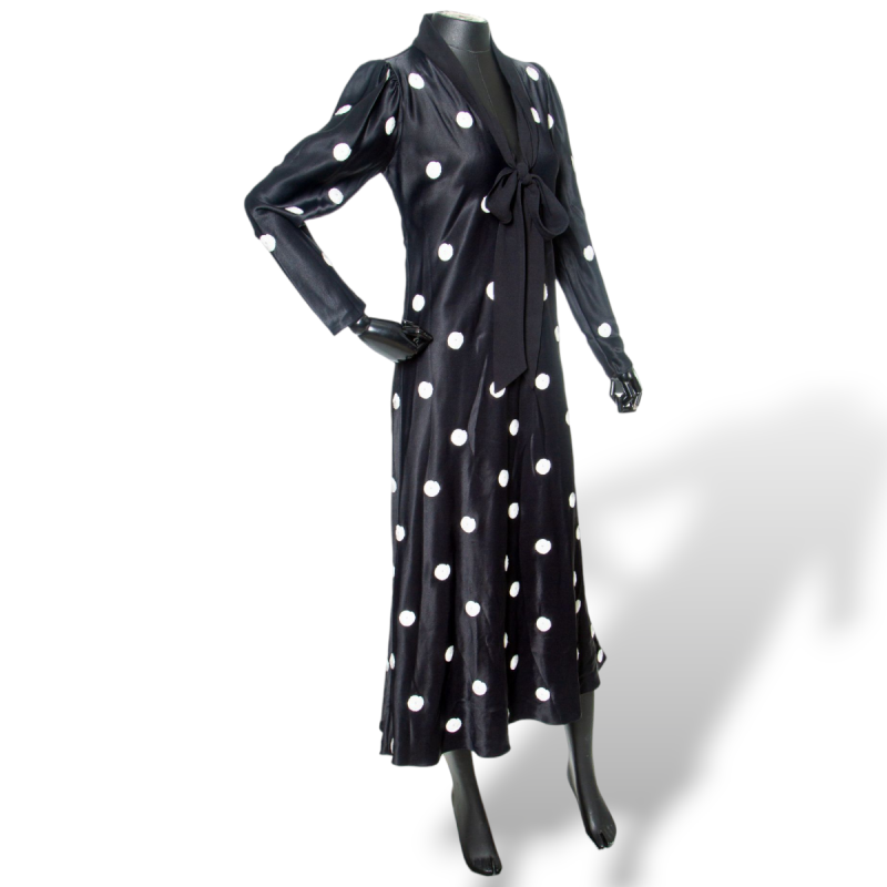 Vestido Cris Barros Preto com Detalhes Branco em Lantejoulas - 36 Vestido Cris Barros Preto com Detalhes Branco em Lantejoulas - 36