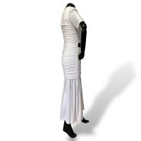 Vestido Cris Barros Branco de Malha-M Vestido Cris Barros Branco de Malha-M