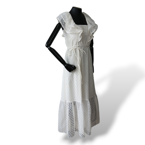 Vestido Cruise Laces Off White - 36 