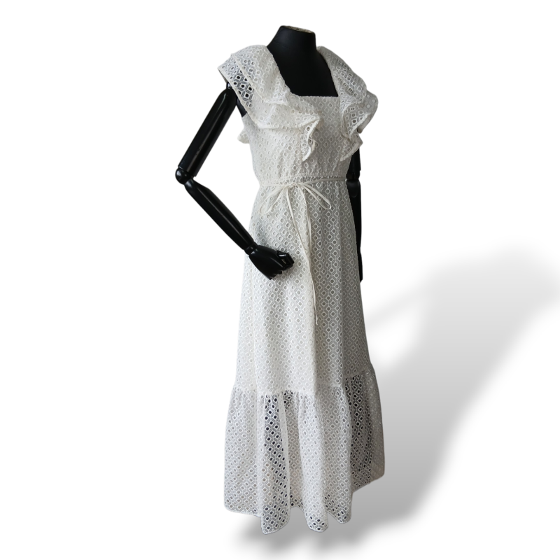 Vestido Cruise Laces Off White - 36 