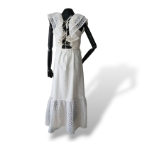Vestido Cruise Laces Off White - 36 