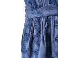 Vestido Cruise Azul Marinho Alcinhas-36