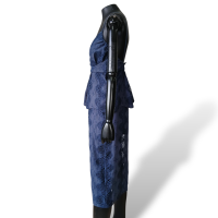 Vestido Cruise Azul Marinho Alcinhas-36