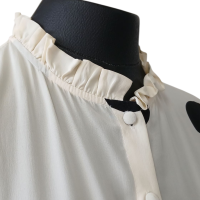 Vestido Cruise de Poá Branco e Preto-38