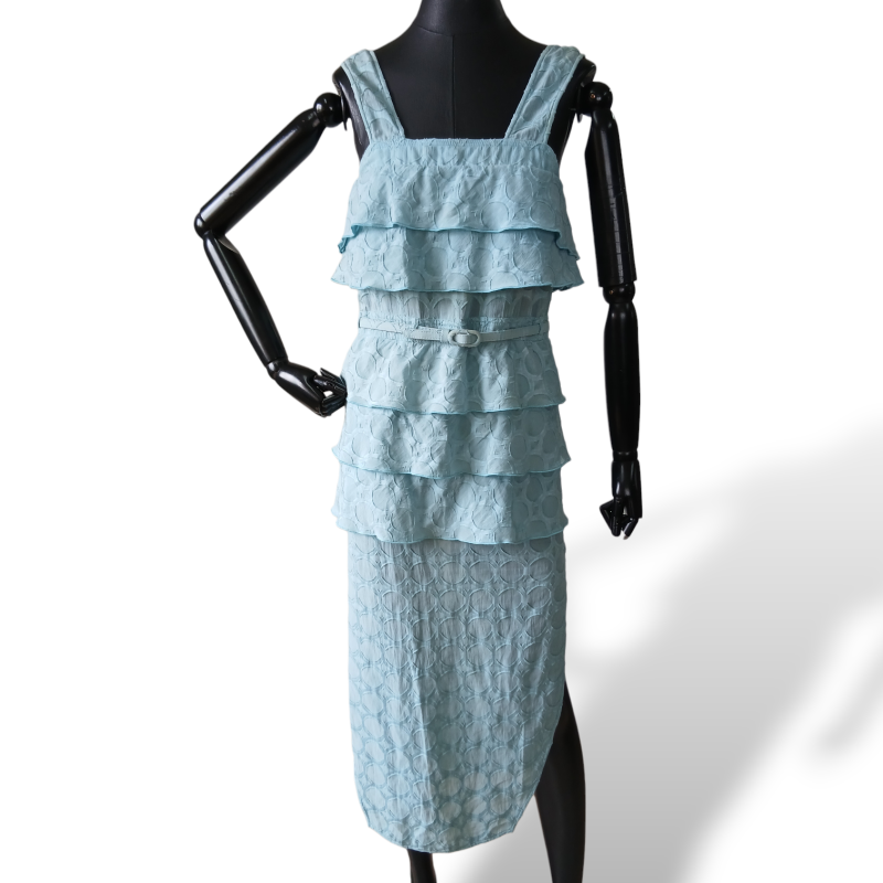 Vestido De Goey Azul Claro-34