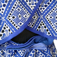 Vestido De Goeye Fortan Azul com Branco - 36