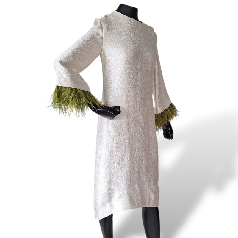 Vestido D-Gaia Liliana Off White - 34 Vestido D-Gaia Liliana Off White - 34