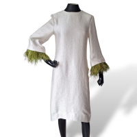 Vestido D-Gaia Liliana Off White - 34 Vestido D-Gaia Liliana Off White - 34