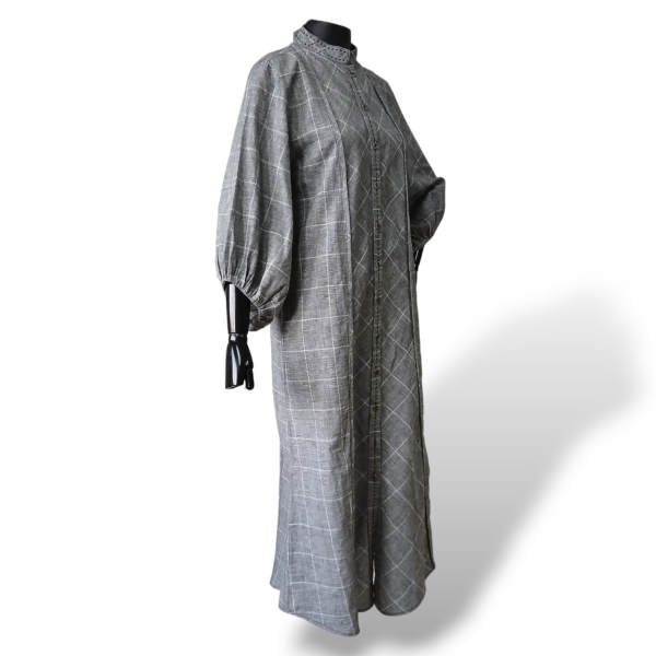 Vestido De Goeye Tecido Xadrez - 38 