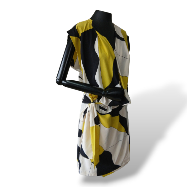 Vestido Diane Von Furstenberg em Seda Estampa Geométrica - 40