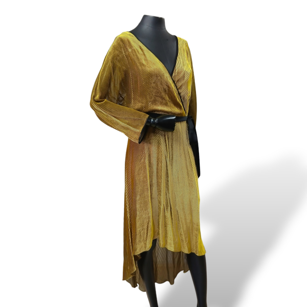 Vestido Diane Von Furstenberg Veludo Listrado - M 