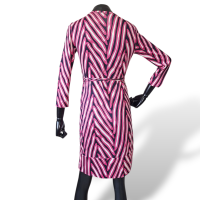 Vestido Dianne Von Fusternberg Estampado Rosa-38