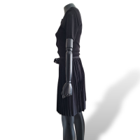 Vestido Christian Dior Plissado Preto - 38