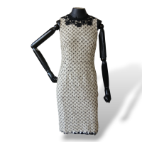 Vestido Dolce Gabbana Renda Preto e Branco-40