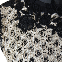 Vestido Dolce Gabbana Renda Preto e Branco-40