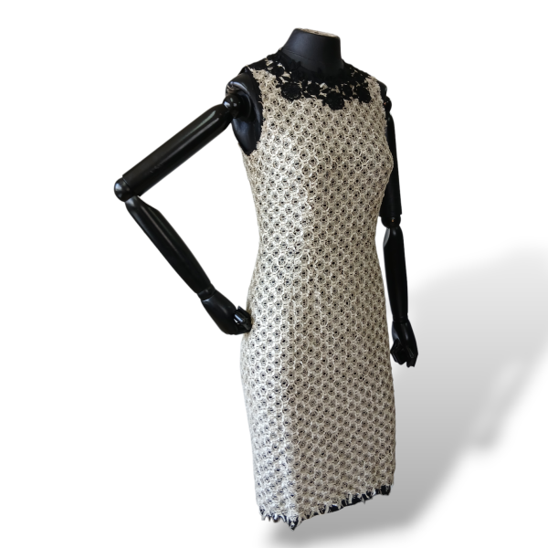 Vestido Dolce Gabbana Renda Preto e Branco-40